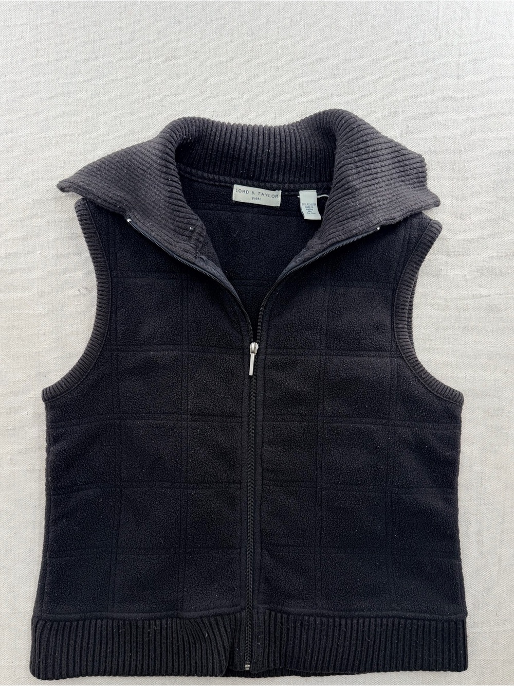 Vintage Lord & Taylor Quilted Sweater Vest